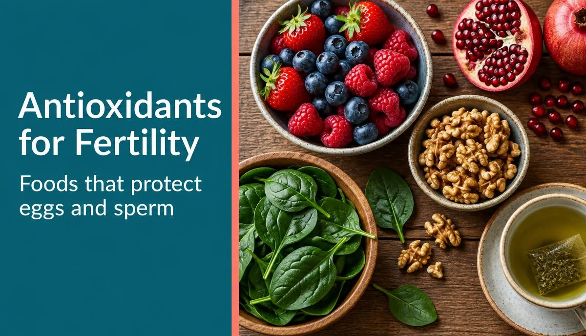 Antioxidants for Fertility: Benefits, Sources, and Their Role in Reproductive Health
