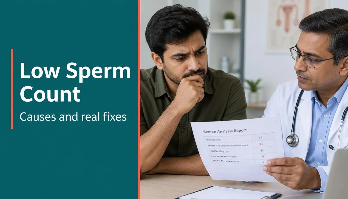 Low Sperm Count (Oligozoospermia): Causes, Symptoms, and Treatments