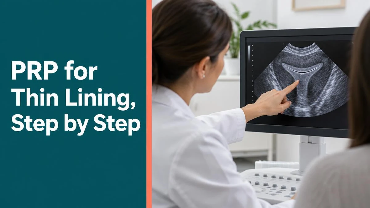 PRP for Thin Endometrium Step by Step: Complete Process, Timeline & Recovery